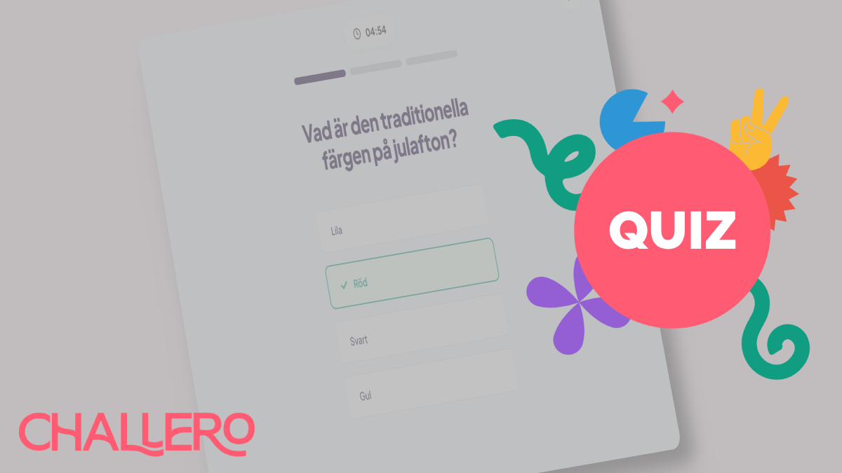 Skapa ett quiz och utmana dina kunder med frågor