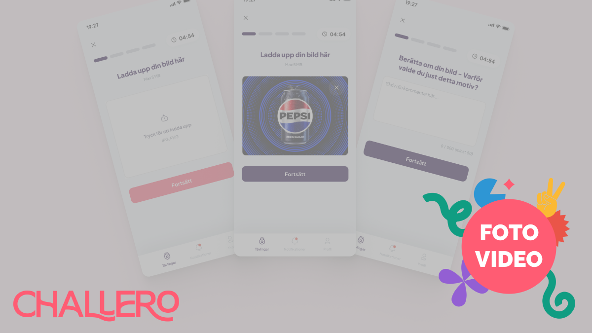 Låt deltagarna bidra med sin egna bild eller video
