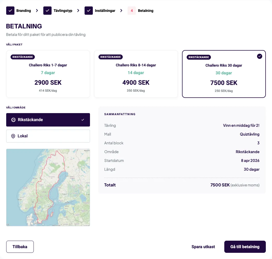 Challero Studio - Checkout